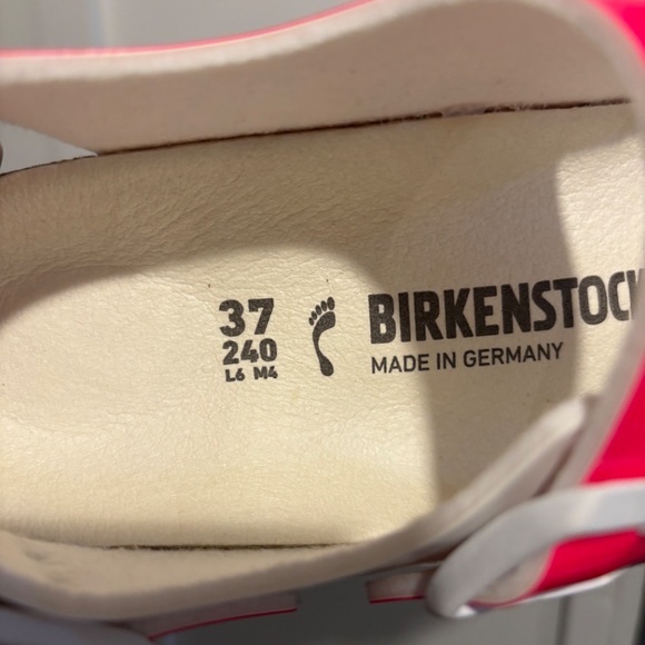 Milano Neon Pink/White Birkenstocks - Picture 8 of 8